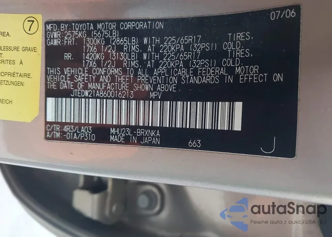 JTEDW21A860016213: 44261418