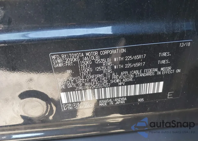 JTMG1RFV2KD507657: 44261687