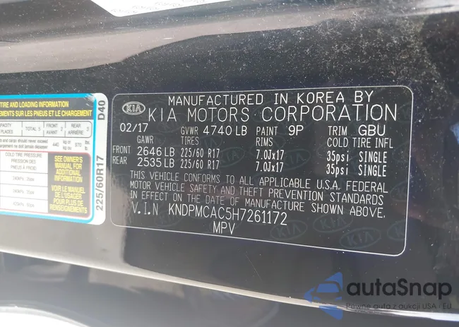 KNDPMCAC5H7261172: 44260832