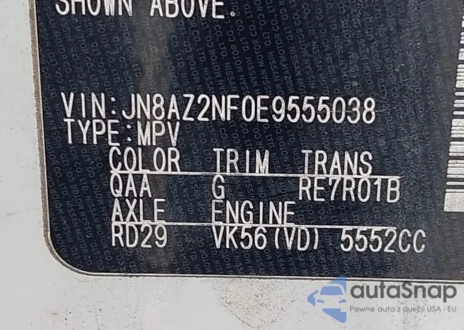 JN8AZ2NF0E9555038: 44260867