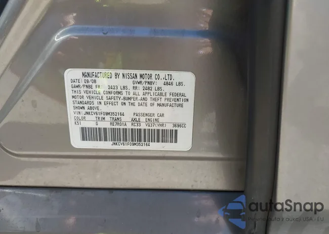 JNKCV61F09M352164: 44260897