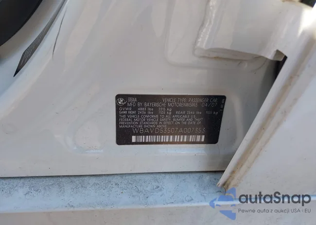 WBAVD53507A007353: 44260931