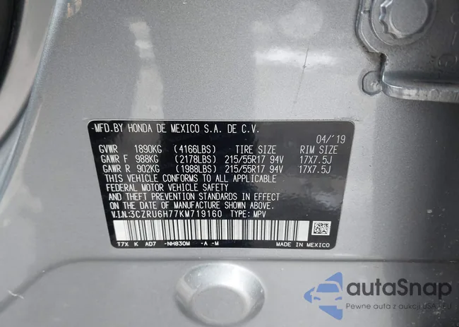 3CZRU6H77KM719160: 44260950