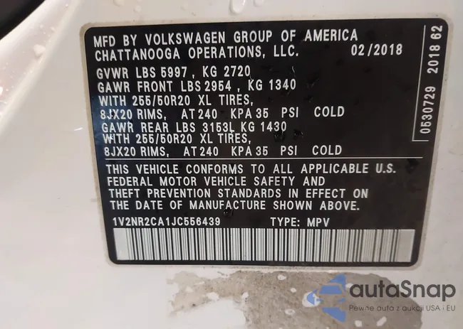 1V2NR2CA1JC556439: 44261062