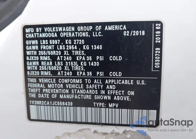 1V2NR2CA1JC556439: 44261062