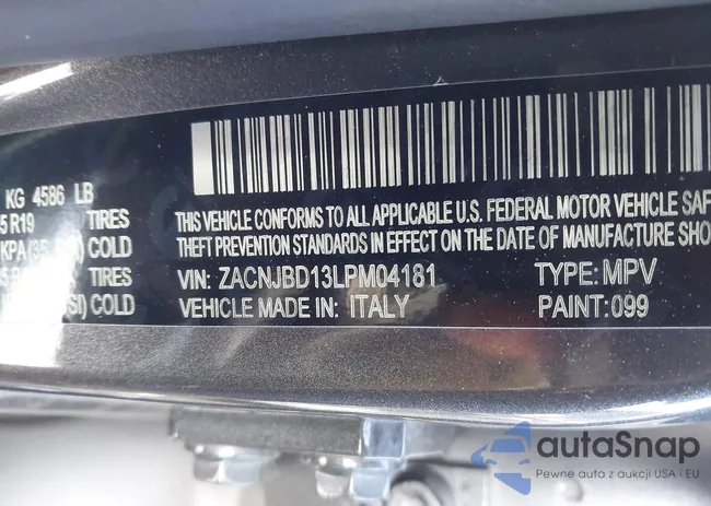 ZACNJBD13LPM04181: 44261080