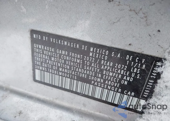 3VWN57BU6LM004715: 44262610