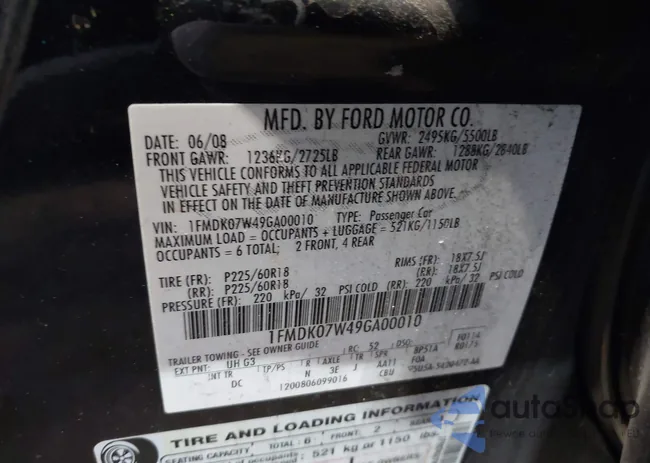 1FMDK07W49GA00010: 44262631