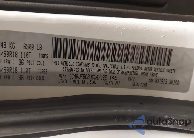 1C4RJFBG8JC347092: 44262707