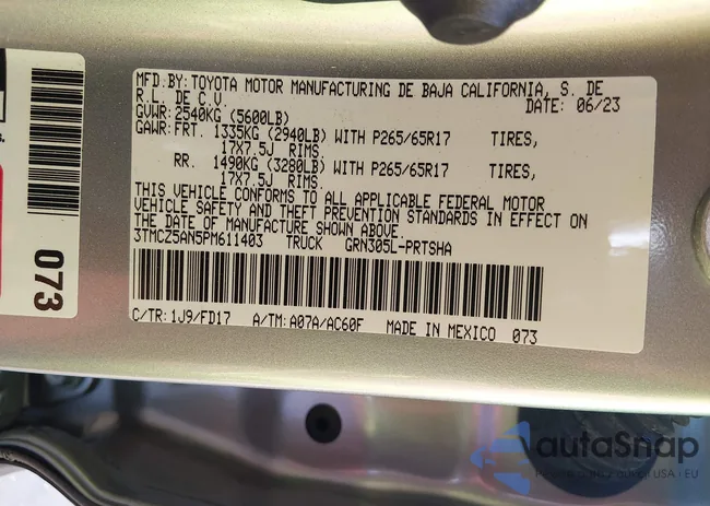 3TMCZ5AN5PM611403: 44261795