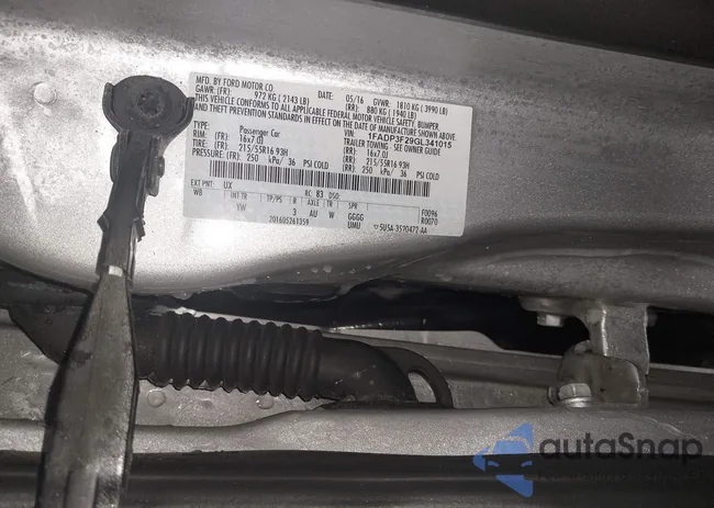 1FADP3F29GL341015: 44263270