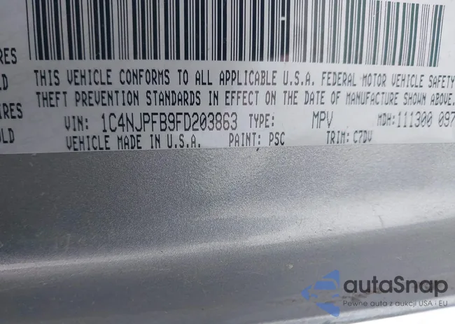 1C4NJPFB9FD203863: 44263327