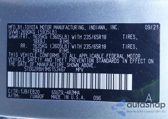 5TDGZRBH1MS153467: 44263335