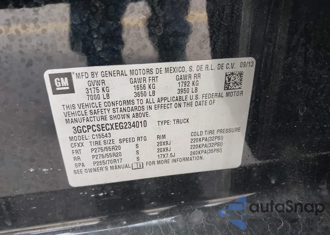 3GCPCSECXEG234010: 44263465