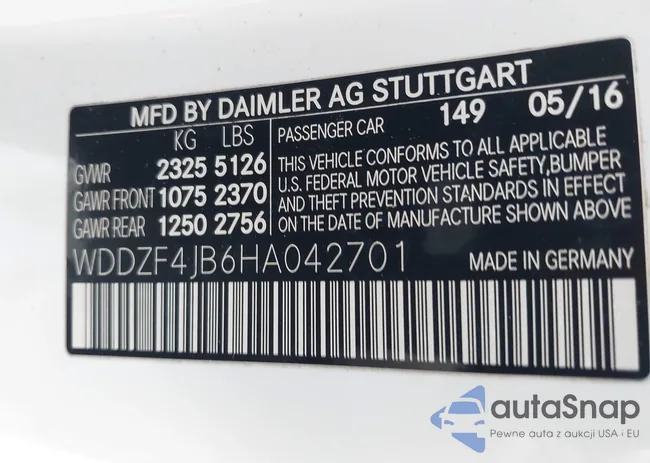 WDDZF4JB6HA042701: 44263469