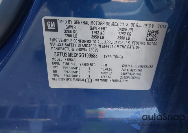 3GTU2MEC6GG199583: 44263477