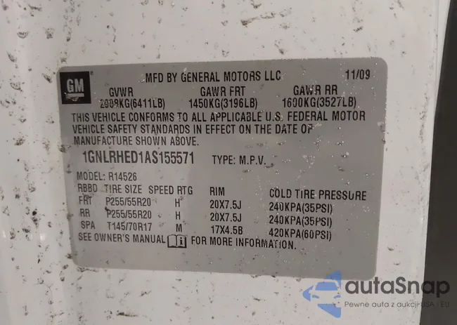 1GNLRHED1AS155571: 44263481