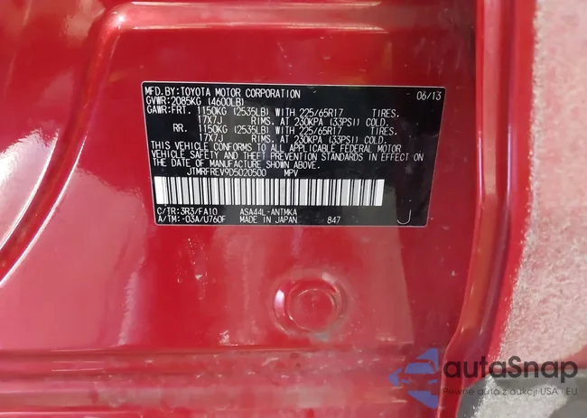 JTMRFREV9D5020500: 44263524