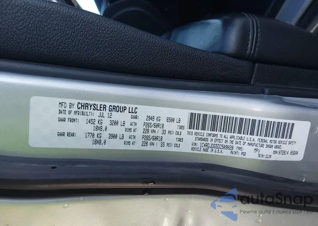 1C4RDJDG5DC509028: 44263545