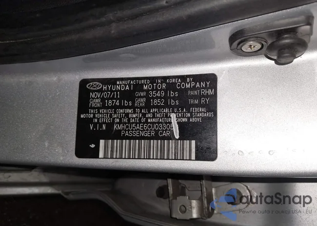 KMHCU5AE6CU033053: 44263595