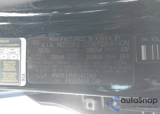 KNAFK4A6XF5423983: 44263626