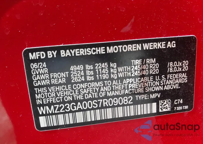 WMZ23GA00S7R09082: 44263681