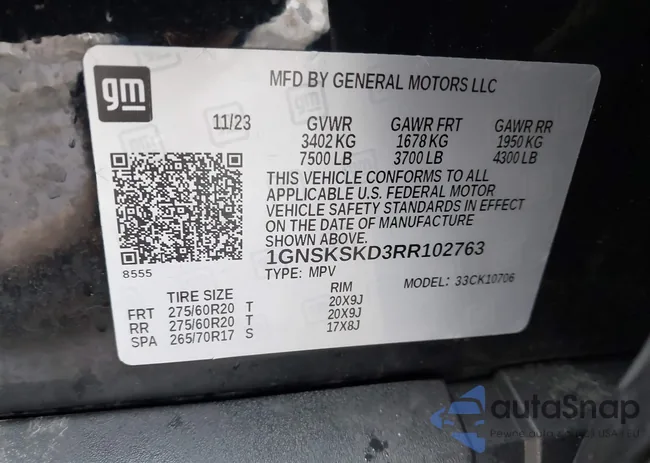 1GNSKSKD3RR102763: 44263690