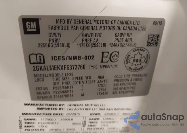 2GKALMEKXF6373760: 44262989