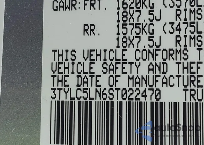 3TYLC5LN6ST022470: 44264390