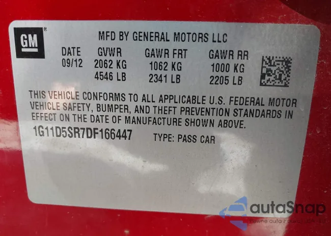 1G11D5SR7DF166447: 44264446