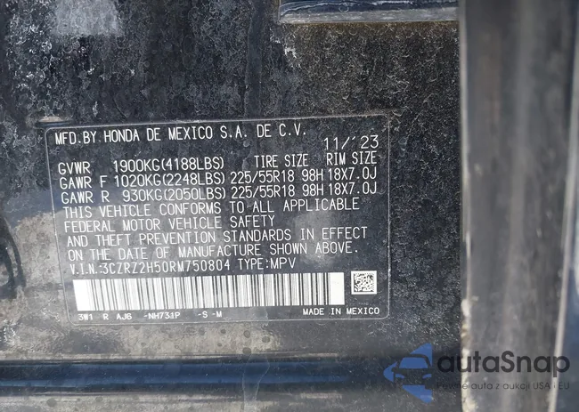 3CZRZ2H50RM750804: 44264472