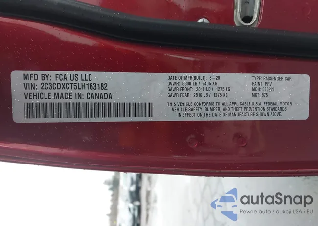 2C3CDXCT5LH163182: 44264473