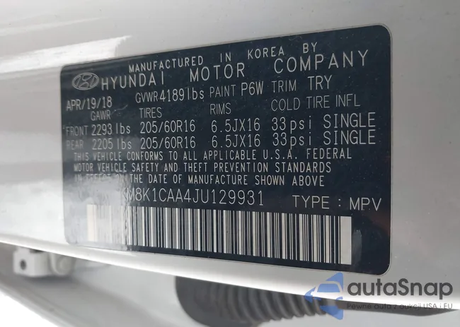 KM8K1CAA4JU129931: 44264549