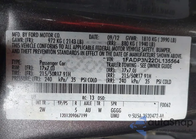 1FADP3N22DL135564: 44264653