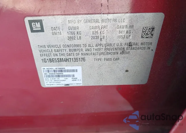 1G1BE5SM4H7135176: 44264712