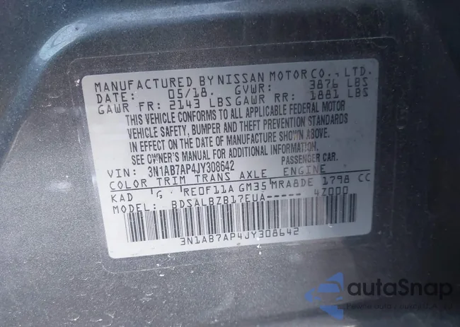 3N1AB7AP4JY308642: 44263744