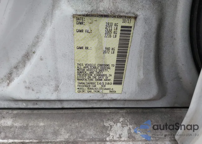 1N4AL3AP8EC165380: 44263790