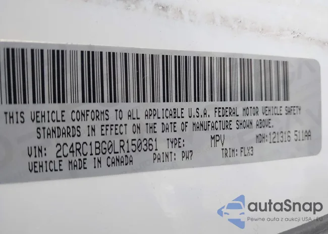 2C4RC1BG0LR150361: 44263870