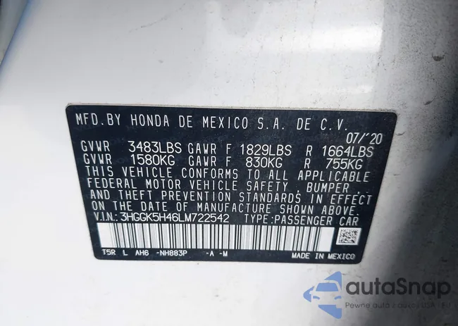 3HGGK5H46LM722542: 44263871