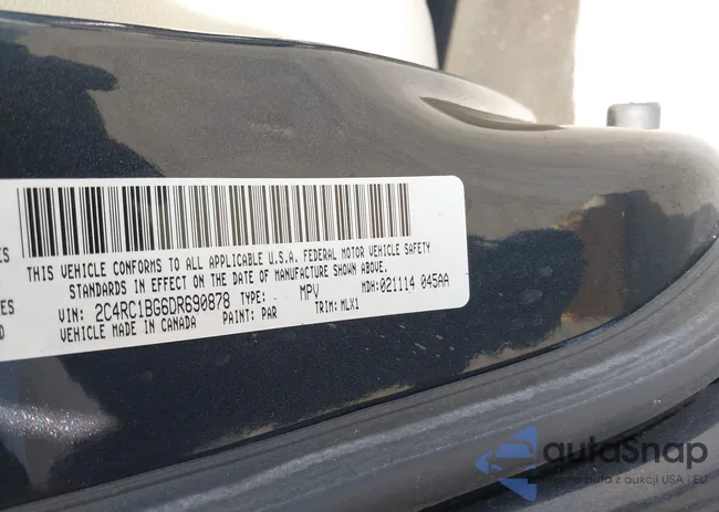 2C4RC1BG6DR690878: 44263912