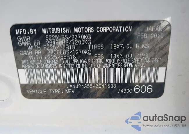 JA4J24A55KZ041538: 44263914