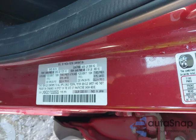 JM3KE2CY7G0825932: 44265127