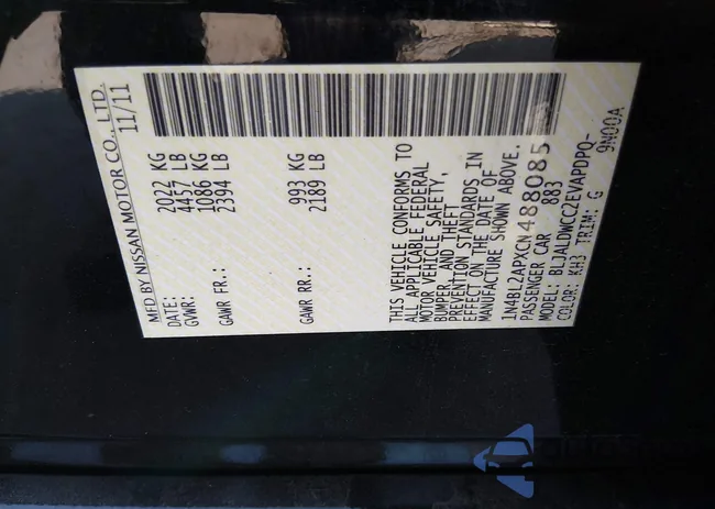 1N4BL2APXCN488085: 44265193