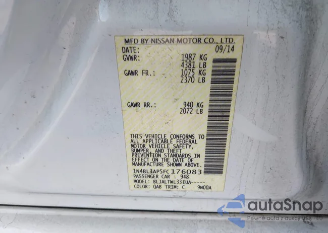 1N4BL3AP5FC176083: 44265209