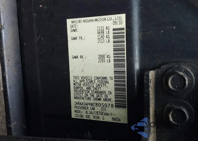 1N4AA5AP4BC805078: 44265262