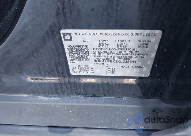 3GKALPEX1KL335644: 44265510