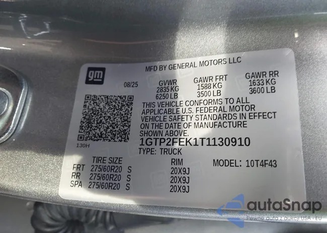 1GTP2FEK1T1130910: 44265666