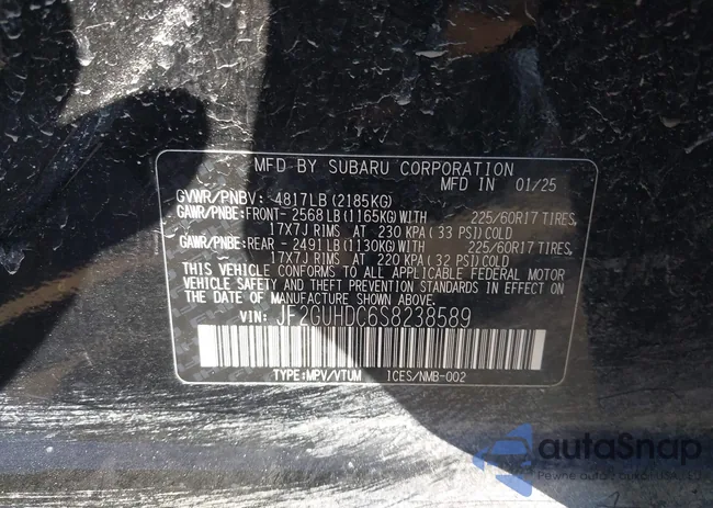 JF2GUHDC6S8238589: 44264748