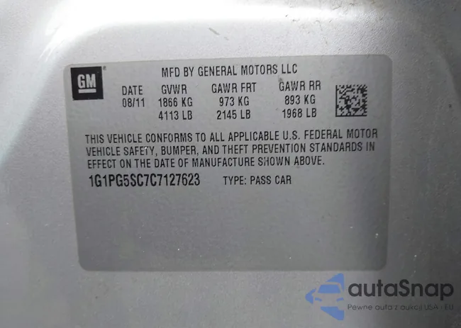 1G1PG5SC7C7127623: 44264858