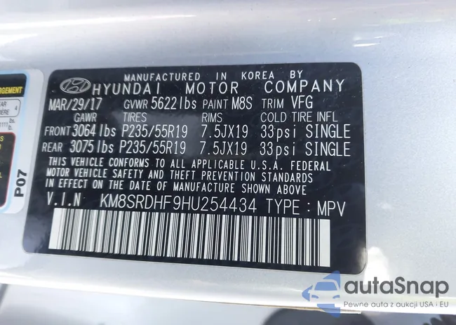 KM8SRDHF9HU254434: 44264869